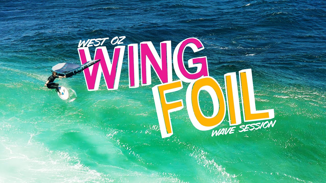 WING FOIL Wave Session 💨 🌊 MINI MOVIE | West Oz Drone Angles 🤙