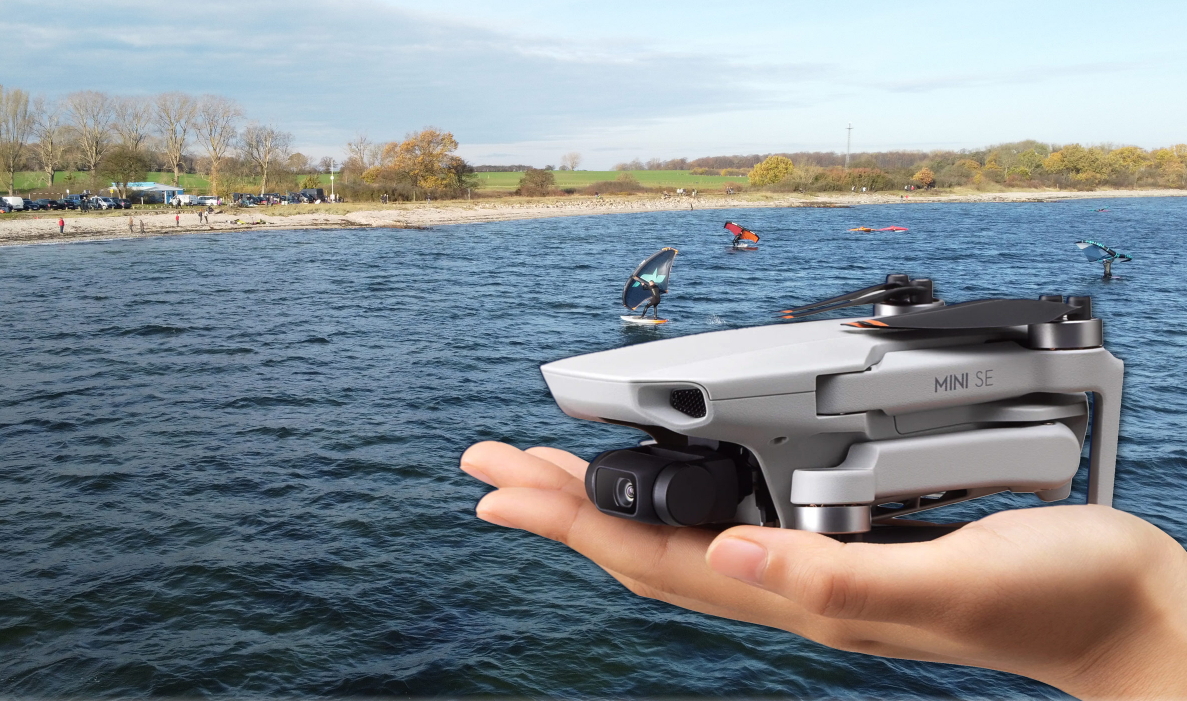 DJI Mini SE летает до 5 баллов по шкале Бофорта